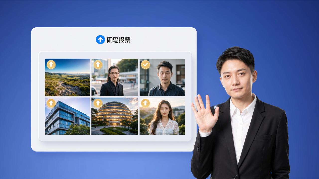 图片投票怎么弄：闲鸟投票，上传图片秒建投票大赛