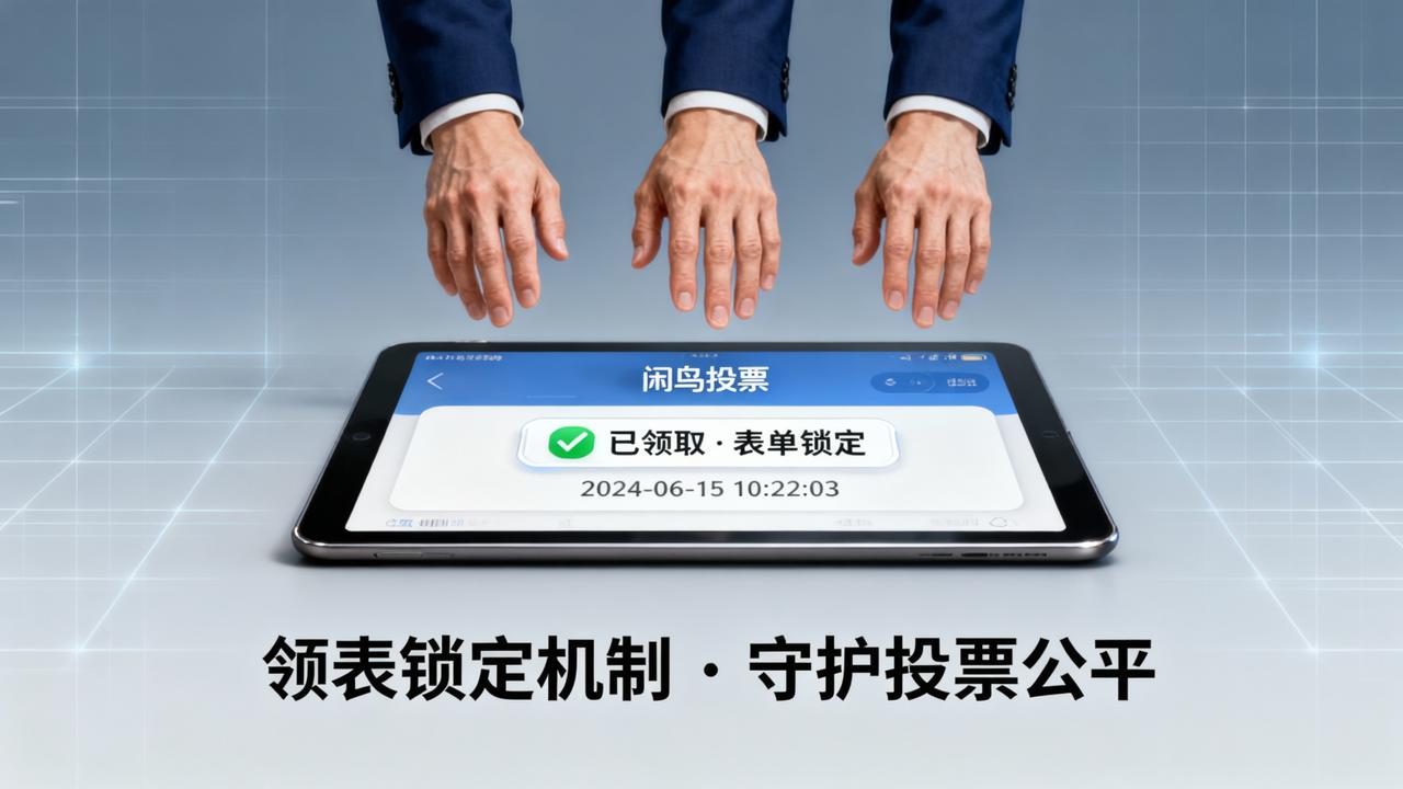 线上投票公平性怎么保证？领表锁定机制才是关键