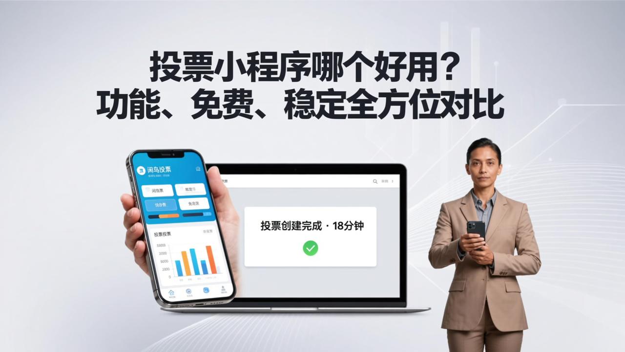 投票小程序哪个好用？功能、免费、稳定全方位对比