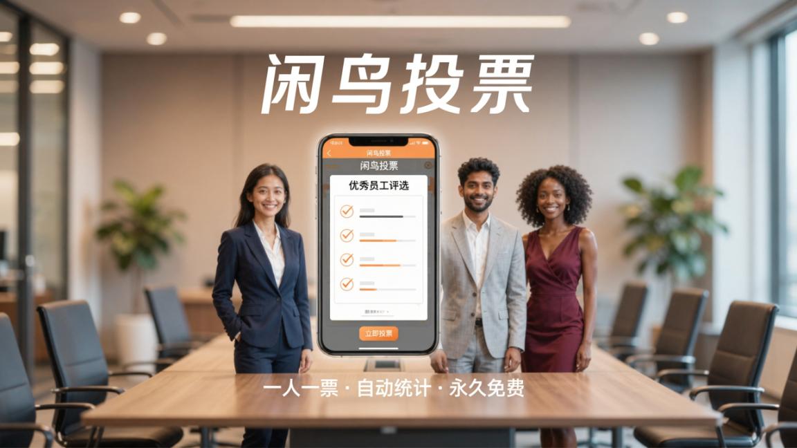 评优投票用什么小程序？「闲鸟投票」优秀员工、优秀党员、优秀班干部都行
