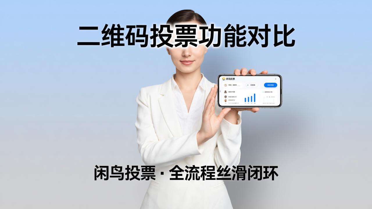 二维码投票功能对比：生成、分享、扫码投票全流程测评