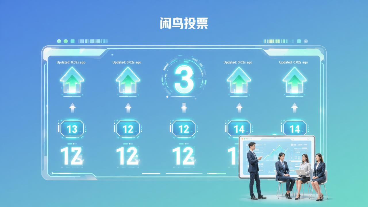 投票排行榜怎么设置？「闲鸟投票」实时排名，自动更新投票结果
