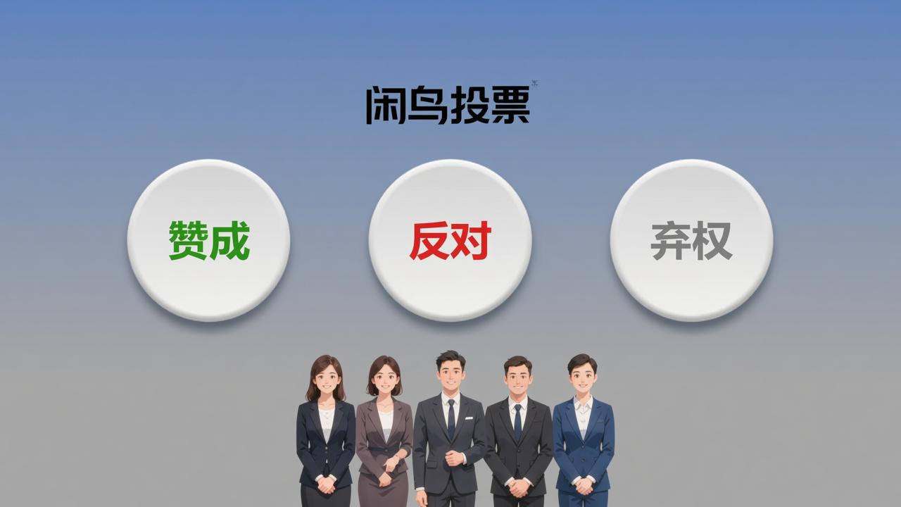 在线民主投票工具有哪些？「闲鸟投票」赞成/反对/弃权三种投票方式