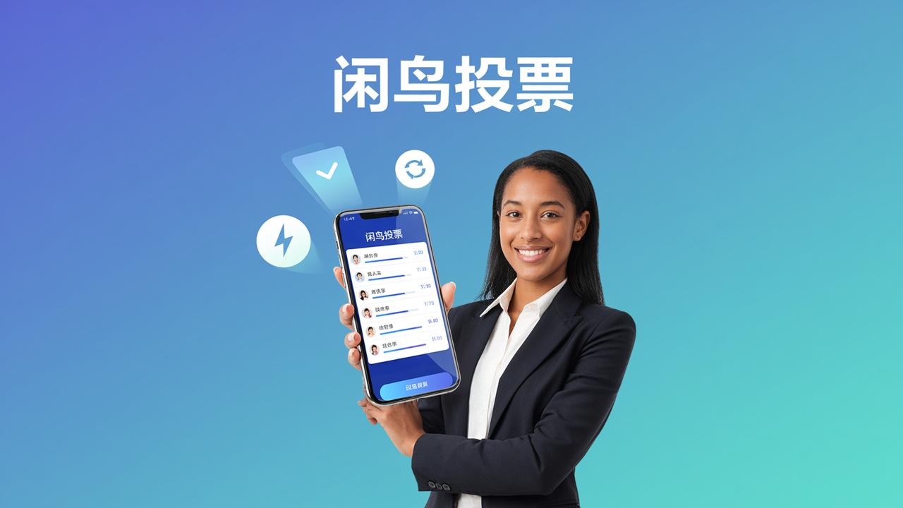 线上评选活动怎么弄？「闲鸟投票」创建线上评选投票，扫码即投自动统计