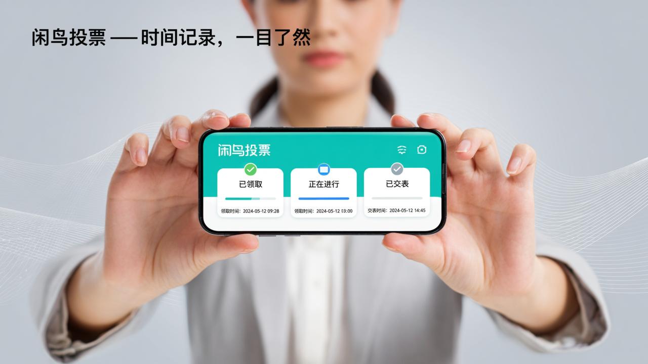 投票表领取时间怎么查？「闲鸟投票」时间记录功能，随时掌握投票进度