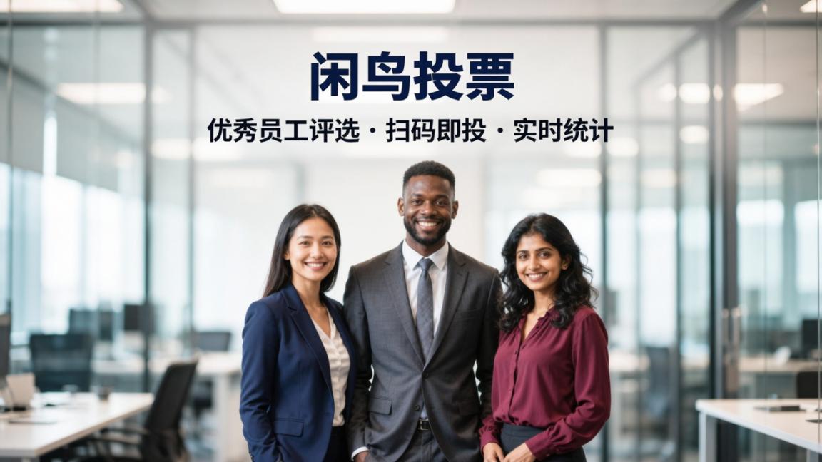 优秀员工评选投票：闲鸟投票，扫码投票结果实时统计