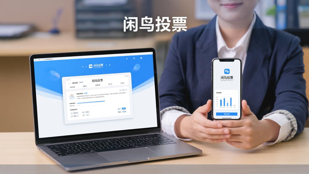 微信投票小程序怎么做：闲鸟投票，扫码投票结果自动统计导出