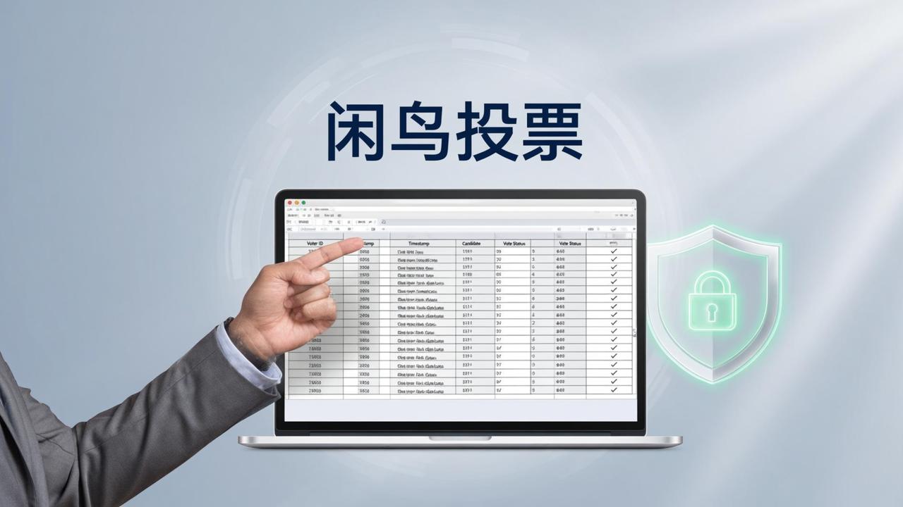 评选活动怕刷票、结果难服众？闲鸟投票防刷票机制+票数明细导出，结果公开经得起质疑