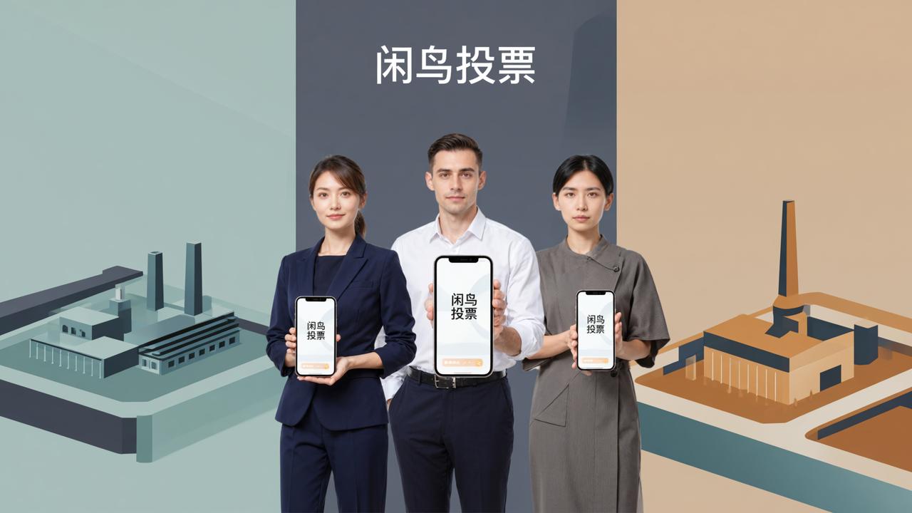工会换届选举，2000名职工分散在3个厂区怎么投？闲鸟投票，二维码发到各厂区，扫码同时投实时汇总